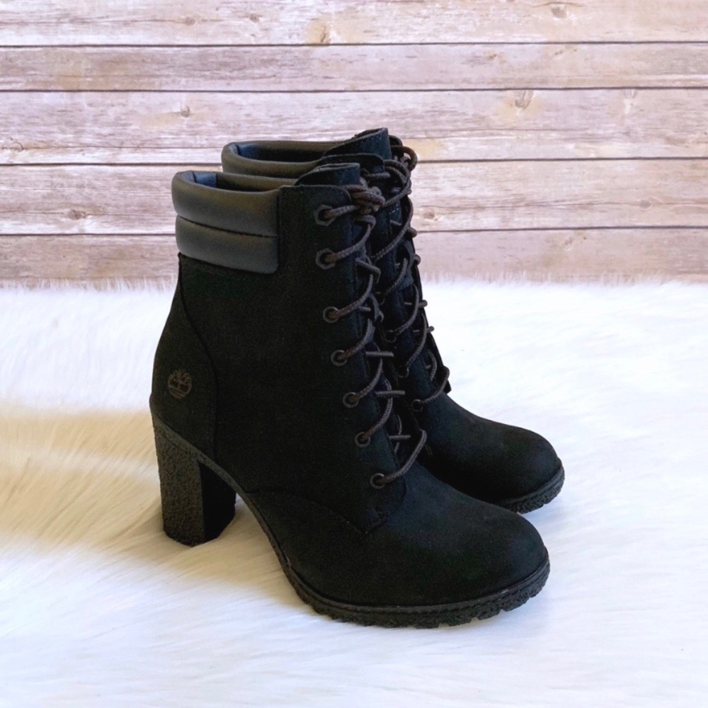 Timberland Women’s Tillston 6 Inch Black Boots - Picture 2 of 8